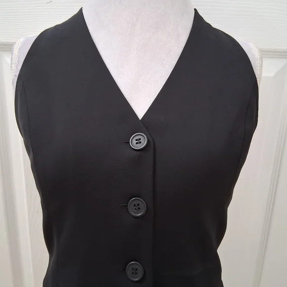 NWT Open Edit Black Halter Vest   Size M - Picture 5 of 14